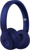 Beats by Dr. Dre - Geek Squad Certified Refurbished Solo Pro More Matte Collection Wireless Noise Cancelling On-Ear Headphones - Dark Blue - Front_Zoom