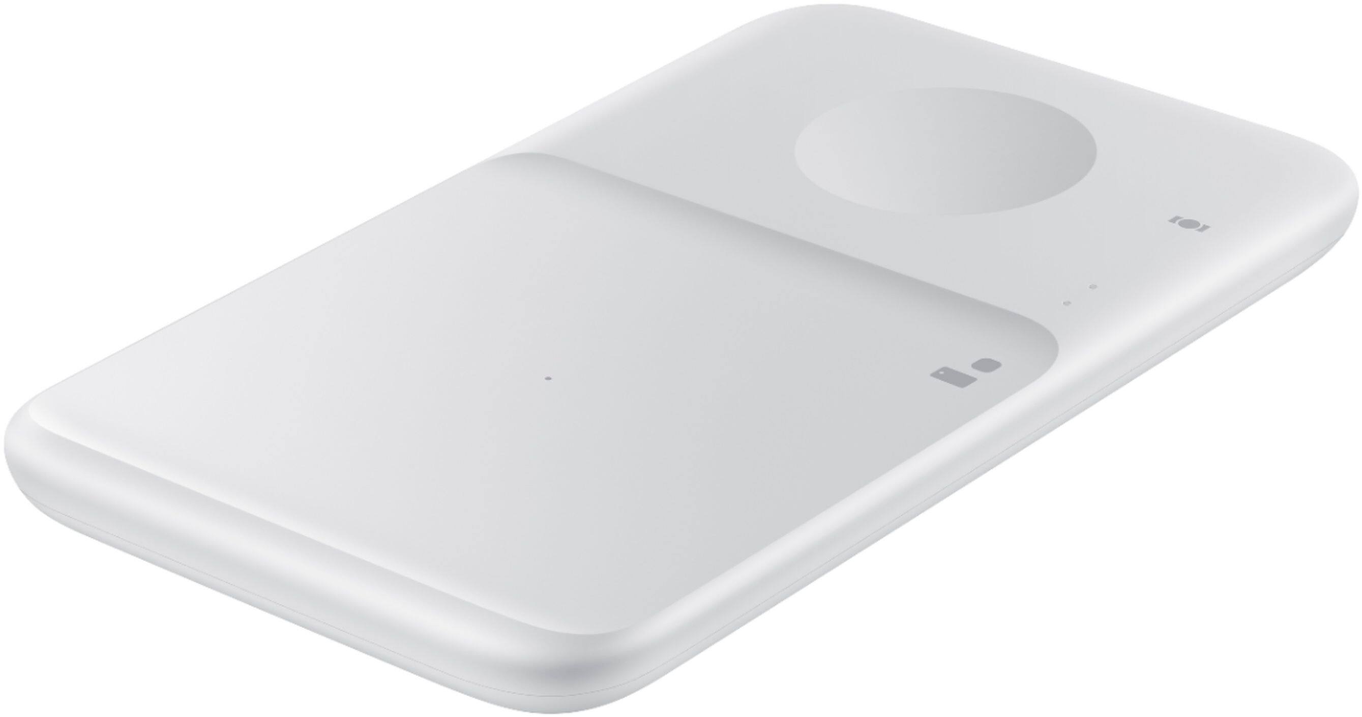 Alt View 12. Samsung - Duo Fast Wireless Charger pad - White.