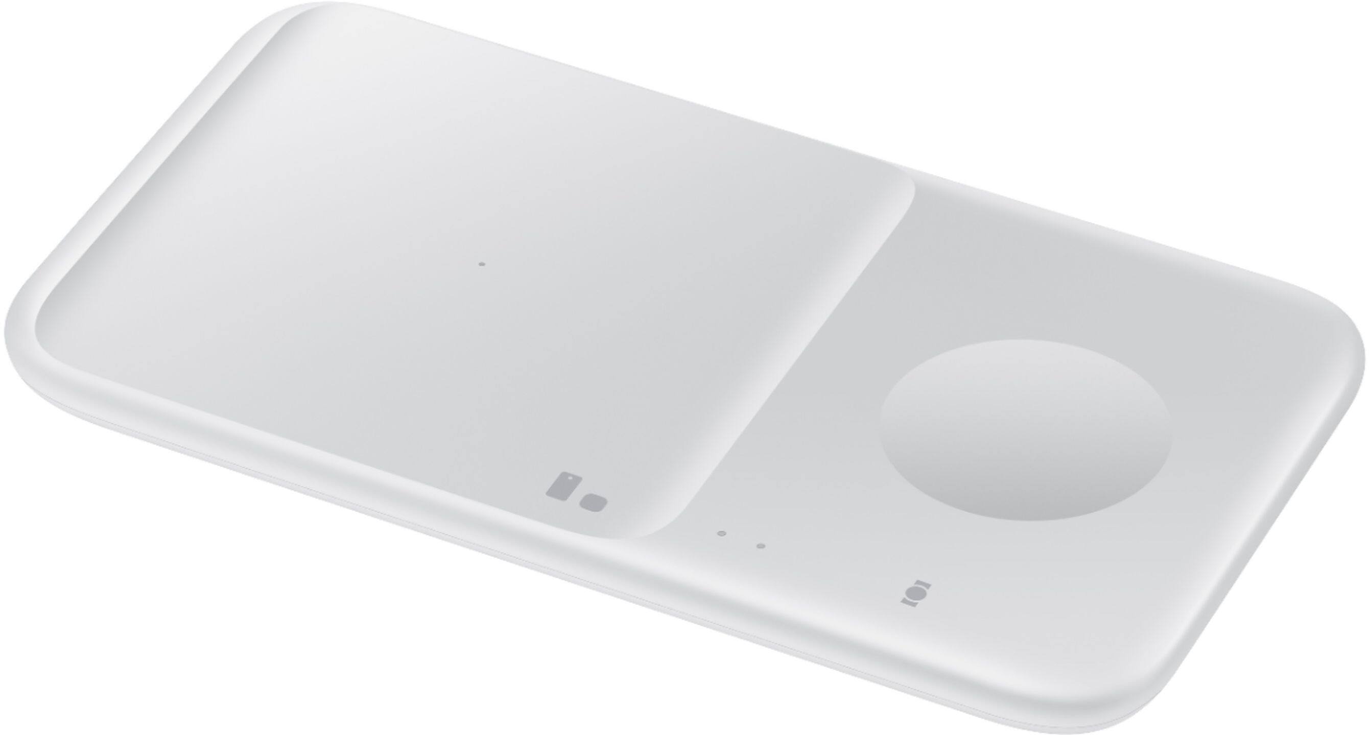 Alt View 13. Samsung - Duo Fast Wireless Charger pad - White.
