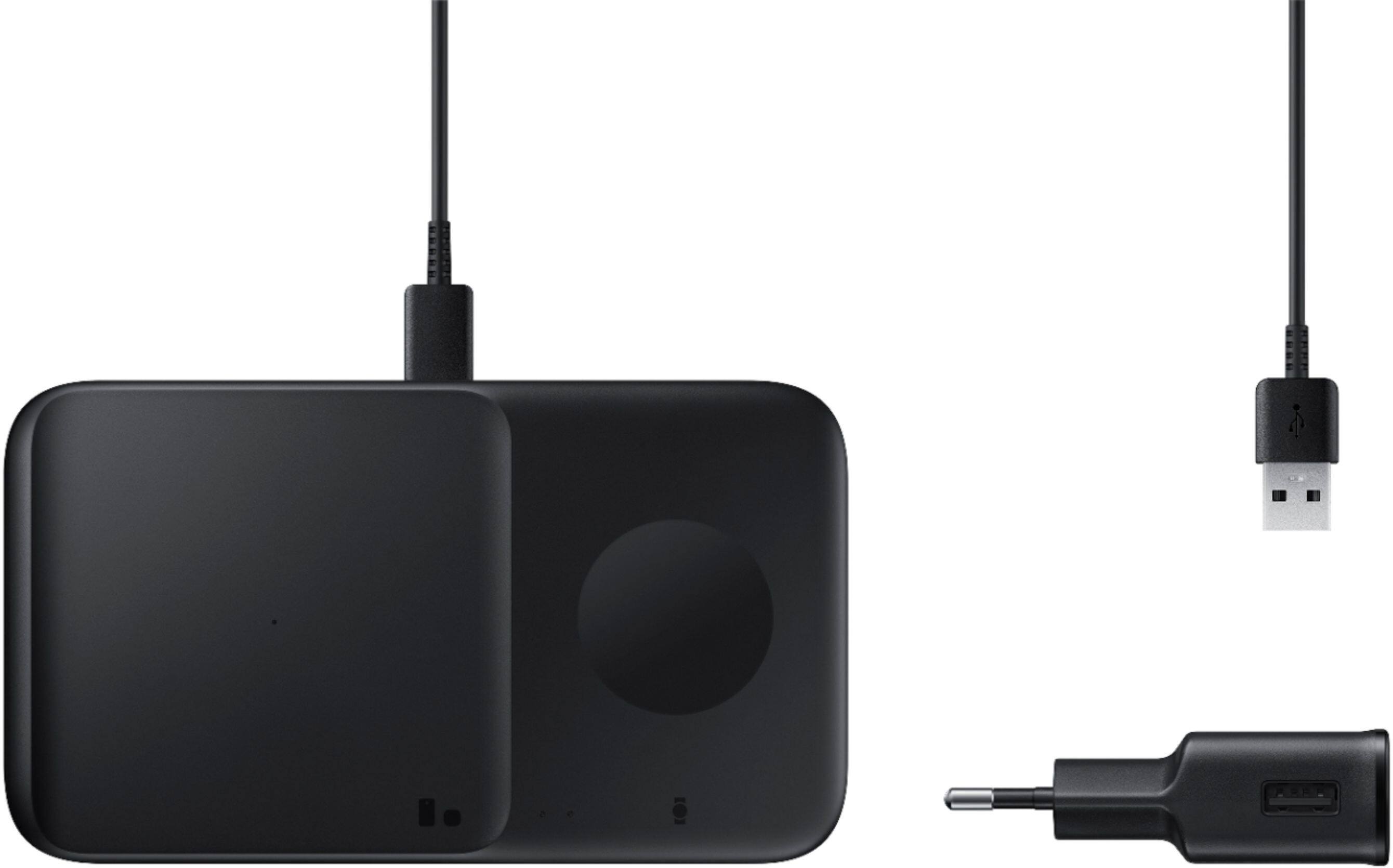 Alt View 16. Samsung - Duo Fast Wireless Charger pad - Black.