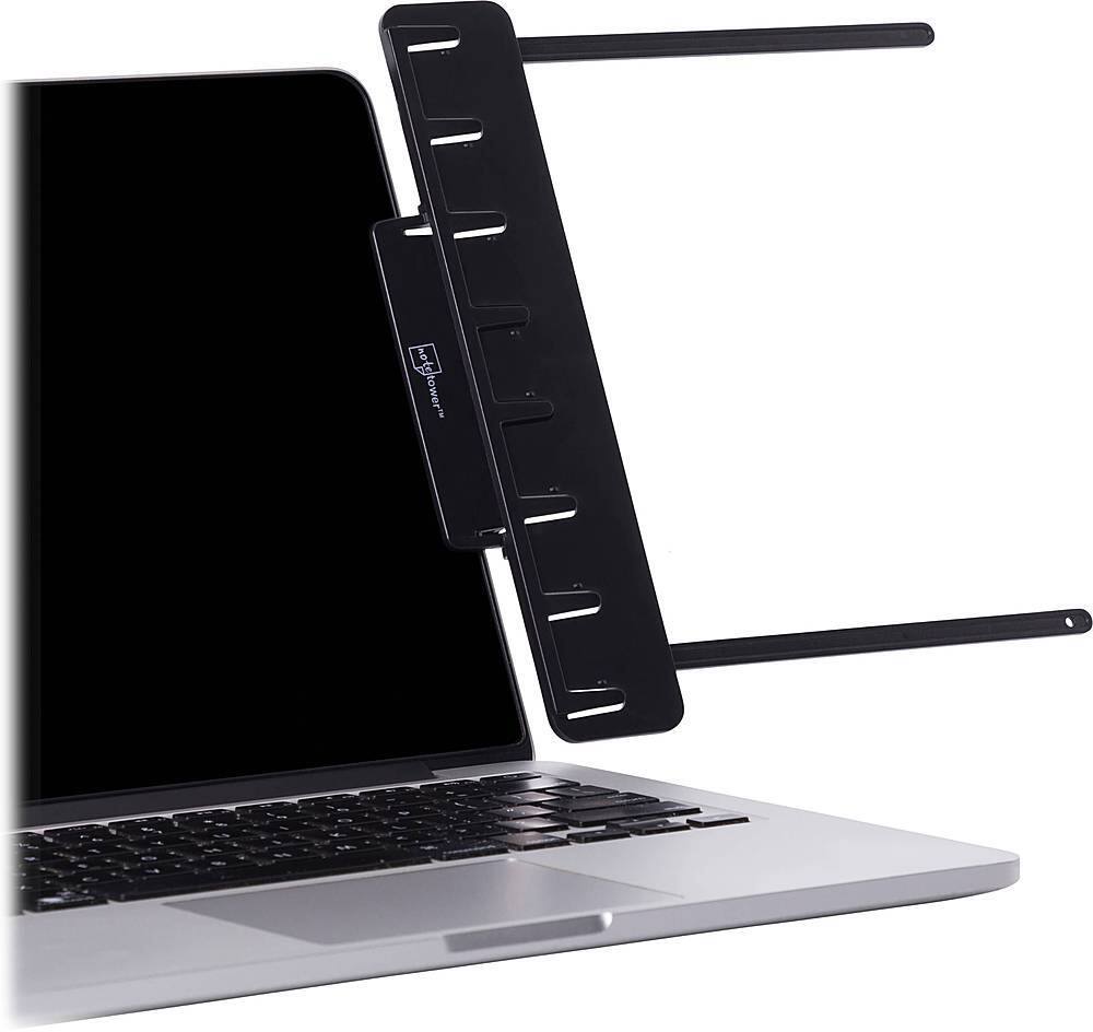 Alt View 13. Note Tower - Monitor Mount Portable Document Holder - Black.
