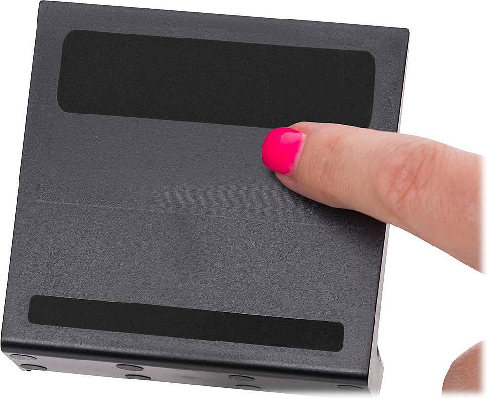 Alt View 12. Note Tower - Pro Two-Page Side by Side Document Holder and Sticky Note Organizer - Black.