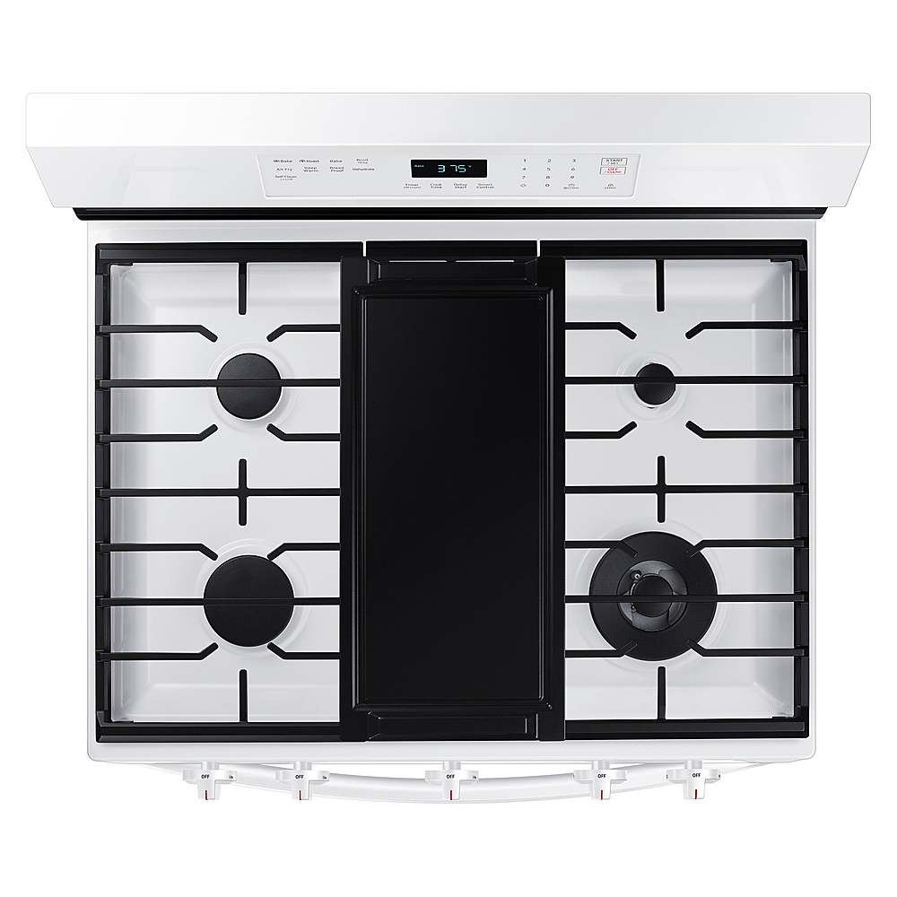 Samsung 6.0 Cu. ft. Smart Freestanding GAS Range with No-Preheat Air Fry & Convection in Stainless Steel NX60A6511SS