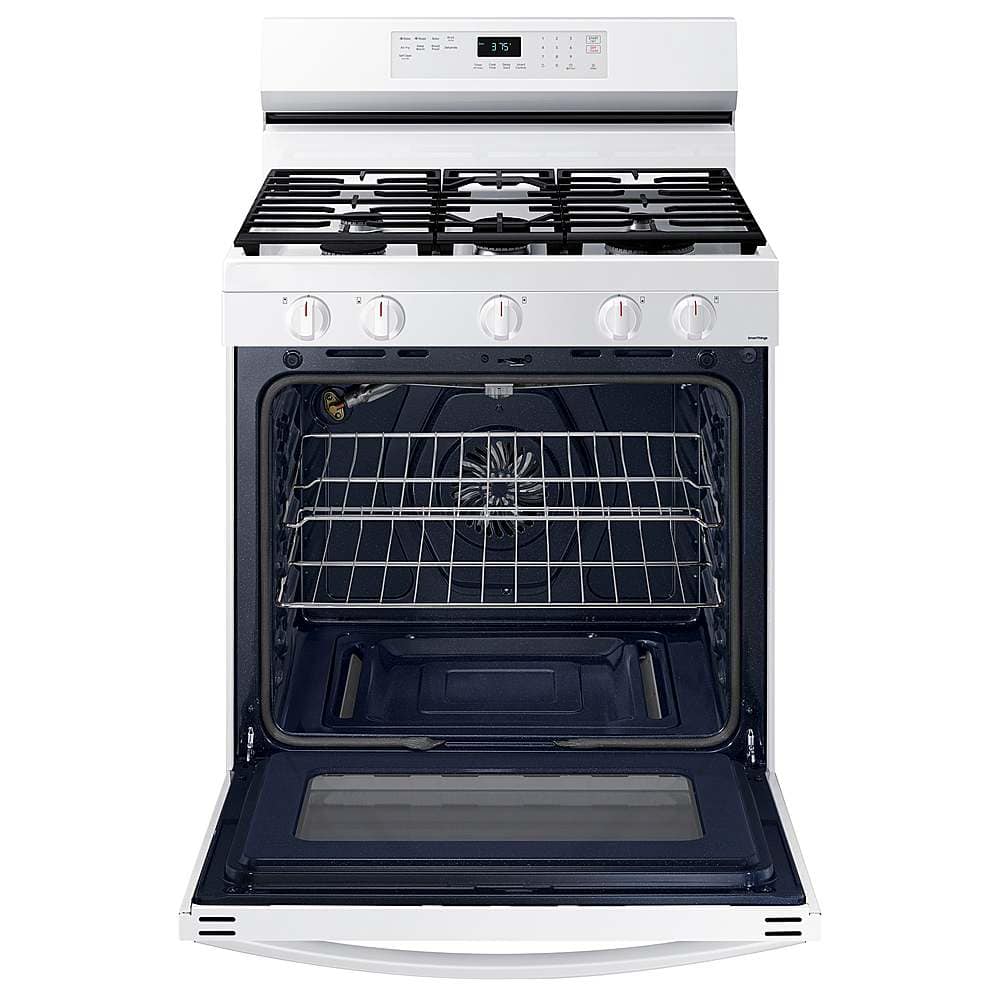 Samsung 6.0 Cu. ft. Smart Freestanding GAS Range with No-Preheat Air Fry & Convection in Stainless Steel NX60A6511SS