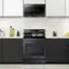 Alt View 11. Samsung - 6.3 cu. ft. Freestanding Electric Convection+ Range with WiFi, No-Preheat Air Fry and Griddle - Fingerprint Resistant Black Stainless Steel.