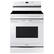 Front. Samsung - 6.3 cu. ft. Freestanding Electric Range with WiFi, No-Preheat Air Fry & Convection - White.