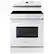 Front. Samsung - 6.3 cu. ft. Freestanding Electric Range with WiFi and Steam Clean - White.