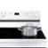 Alt View Zoom 12. Samsung - 6.3 cu. ft. Freestanding Electric Range with WiFi and Steam Clean - White.