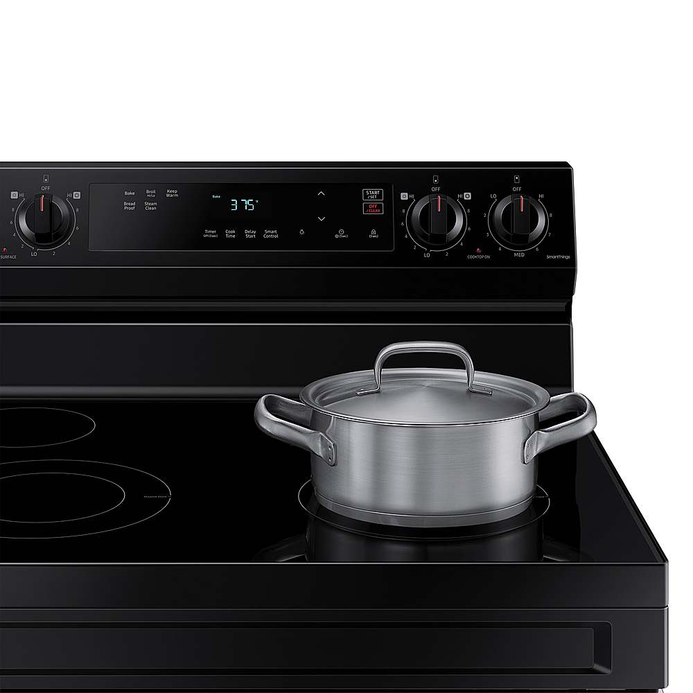 6.3 cu. ft. Smart Freestanding Electric Range with Steam Clean in Stainless  Steel Ranges - NE63A6111SS/AA