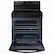 Alt View 18. Samsung - 6.3 cu. ft. Freestanding Electric Range with WiFi and Steam Clean - Black.