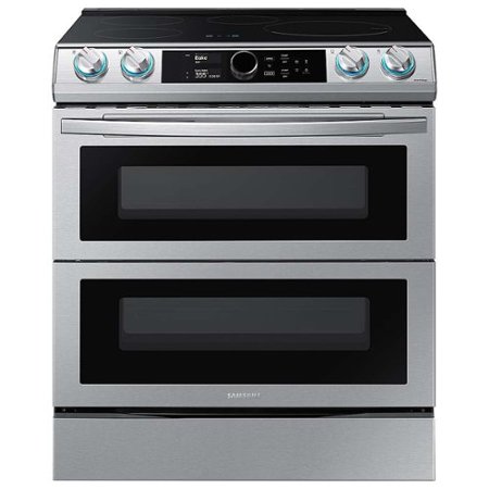 Samsung - 6.3 cu. ft. Slide-In Induction Range with WiFi, Flex Duo, Smart Dial & Air Fry - Stainless Steel