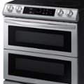Alt View Zoom 13. Samsung - 6.3 cu. ft. Slide-In Induction Range with WiFi, Flex Duo™, Smart Dial & Air Fry - Stainless steel.