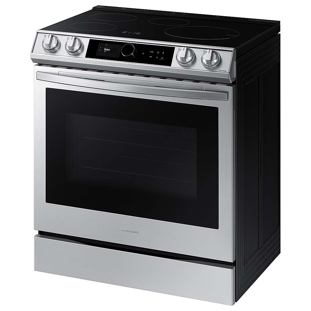 Alt View 16. Samsung - 6.3 cu. ft. Slide-in Induction Range with Smart Dial, WiFi & Air Fry - Stainless Steel.