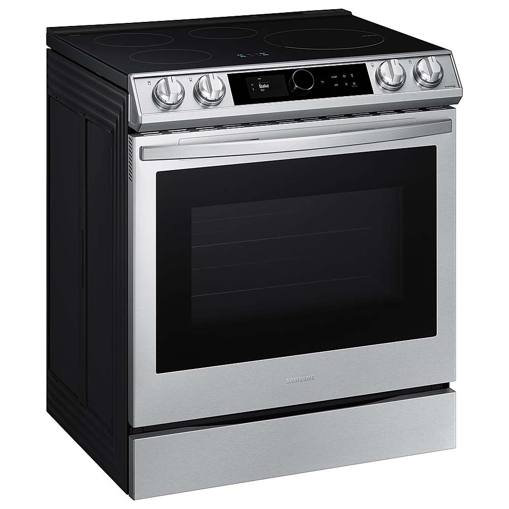 Alt View 19. Samsung - 6.3 cu. ft. Slide-in Induction Range with Smart Dial, WiFi & Air Fry - Stainless Steel.