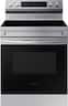 Samsung - 30 in. Wide 5 Elements 6.3 cu. ft. Freestanding Electric Range with Rapid Boil, WiFi & Self Clean - Stainless Steel