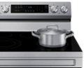 Alt View Zoom 12. Samsung - 6.3 cu. ft. Freestanding Electric Range with Rapid Boil™, WiFi & Self Clean - Stainless steel.