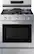 Front. Samsung - 6.0 Cu. Ft. Freestanding Gas Convection+ Range with WiFi and No-Preheat Air Fry - Stainless Steel.
