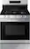 Front. Samsung - 6.0 cu. ft. Freestanding Gas Range with WiFi, No-Preheat Air Fry & Convection - Stainless Steel.