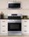 Alt View Zoom 11. Samsung - 6.0 cu. ft. Freestanding Gas Range with WiFi, No-Preheat Air Fry & Convection - Stainless steel.