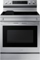 Front Zoom. Samsung - 6.3 cu. ft. Freestanding Electric Convection+ Range with WiFi, No-Preheat Air Fry and Griddle - Stainless steel.