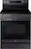 Front. Samsung - 6.3 cu. ft. Freestanding Electric Range with WiFi, No-Preheat Air Fry & Convection - Black Stainless Steel.