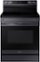 Samsung - 6.3 cu. ft. Freestanding Electric Range with WiFi, No-Preheat Air Fry & Convection - Black Stainless Steel