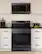 Alt View 11. Samsung - 6.3 cu. ft. Freestanding Electric Range with WiFi, No-Preheat Air Fry & Convection - Black Stainless Steel.