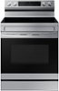 Samsung - Open Box 6.3 cu. ft. Freestanding Electric Range with WiFi, No-Preheat Air Fry & Convection - Stainless steel