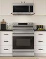Alt View Zoom 11. Samsung - 6.3 cu. ft. Freestanding Electric Range with WiFi, No-Preheat Air Fry & Convection - Stainless steel.