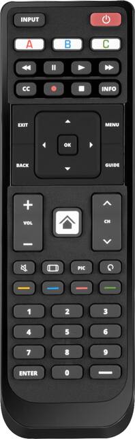 vizio led tv remote