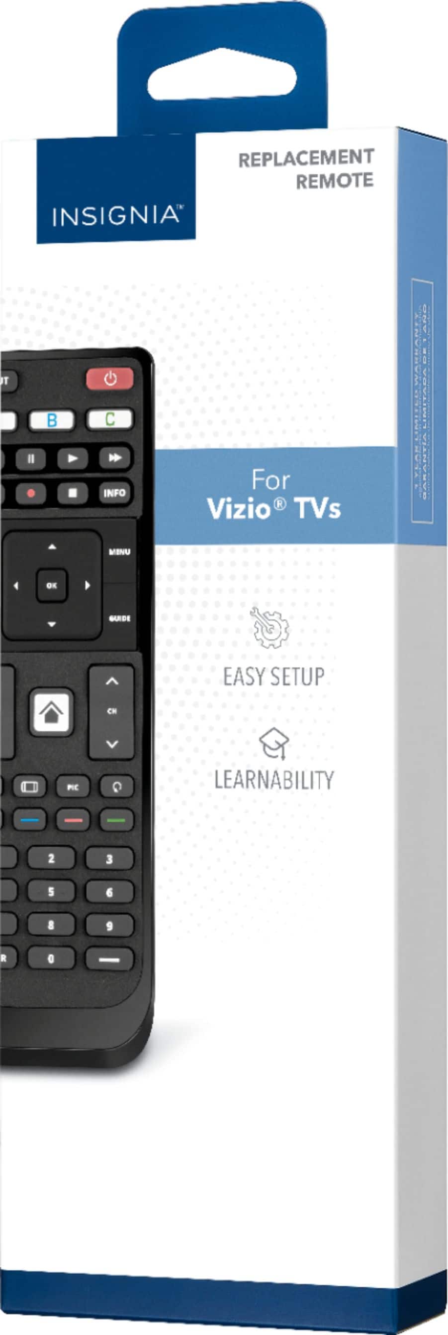 Alt View 15. Insignia™ - Replacement Remote for Vizio TVs - Black.