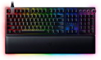 Front Zoom. Razer - Huntsman V2 Analog Full Size Wired Opto-Mechanical Gaming Keyboard with RGB Chroma Backlighting - Black.