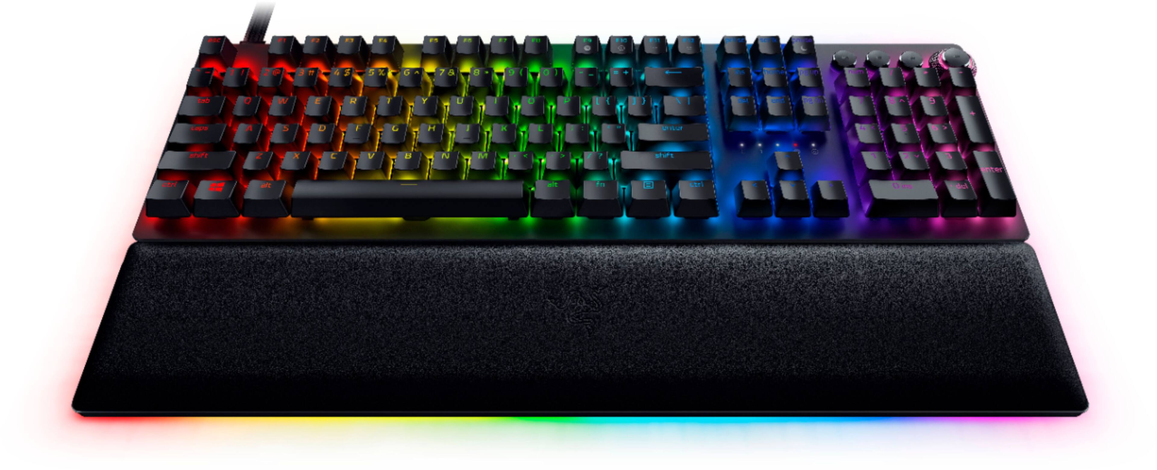 Best Buy: Razer Huntsman V2 Analog Full Size Wired Opto-Mechanical Gaming  Keyboard with Chroma RGB Backlighting Black RZ03-03610200-R3U1