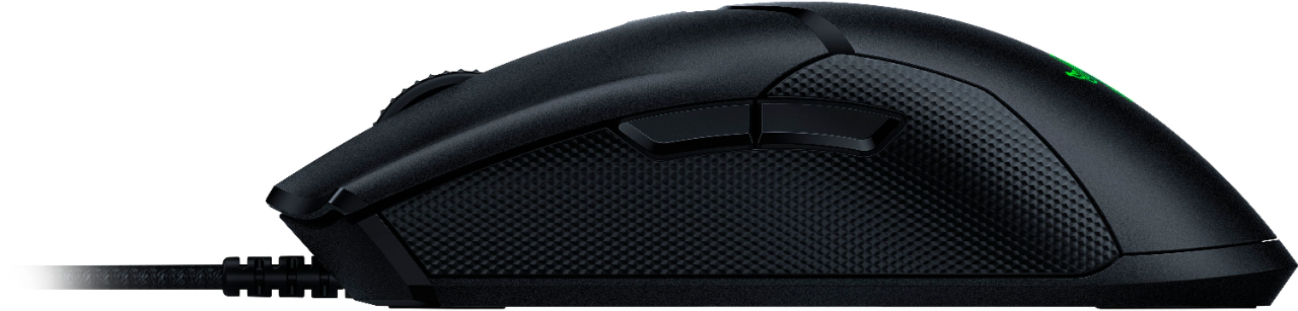 Left View: Razer - Viper 8KHz Lightweight Wired Optical Gaming Ambidextrous Mouse with Chroma RGB Lighting - Black