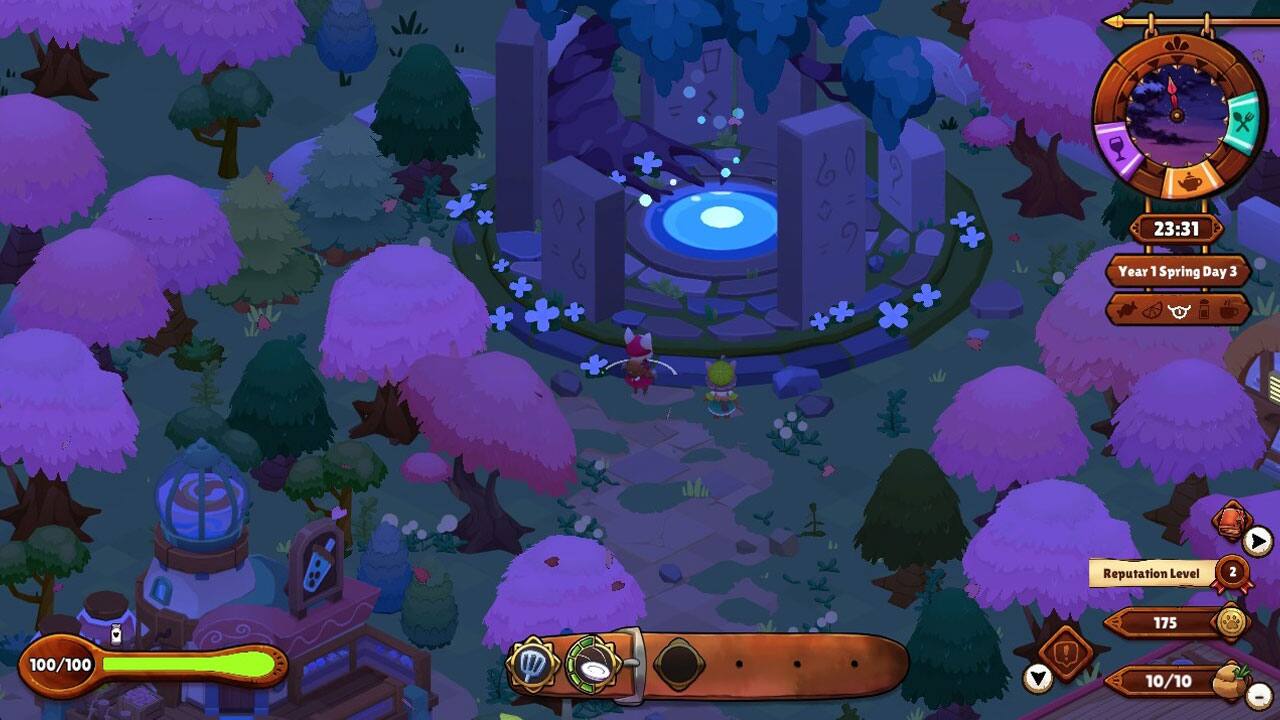 P 23:31 Year 1 Spring Day 3 Reputation Level 2 175/100 10/10