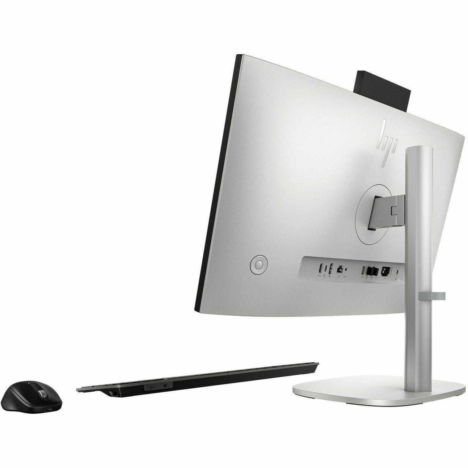 Alt View 17. HP - EliteStudio 8 AiO G1i 23.8" All-In-One - Intel Core Ultra 5 - 16 GB Memory - 512 GB SSD - Pike Silver.