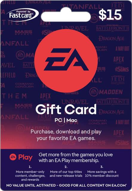 Electronic Arts EA Play 15 Gift Card EA Play 15 Best Buy
