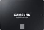Front. Samsung - 870 EVO 500GB Internal SSD SATA - Black.