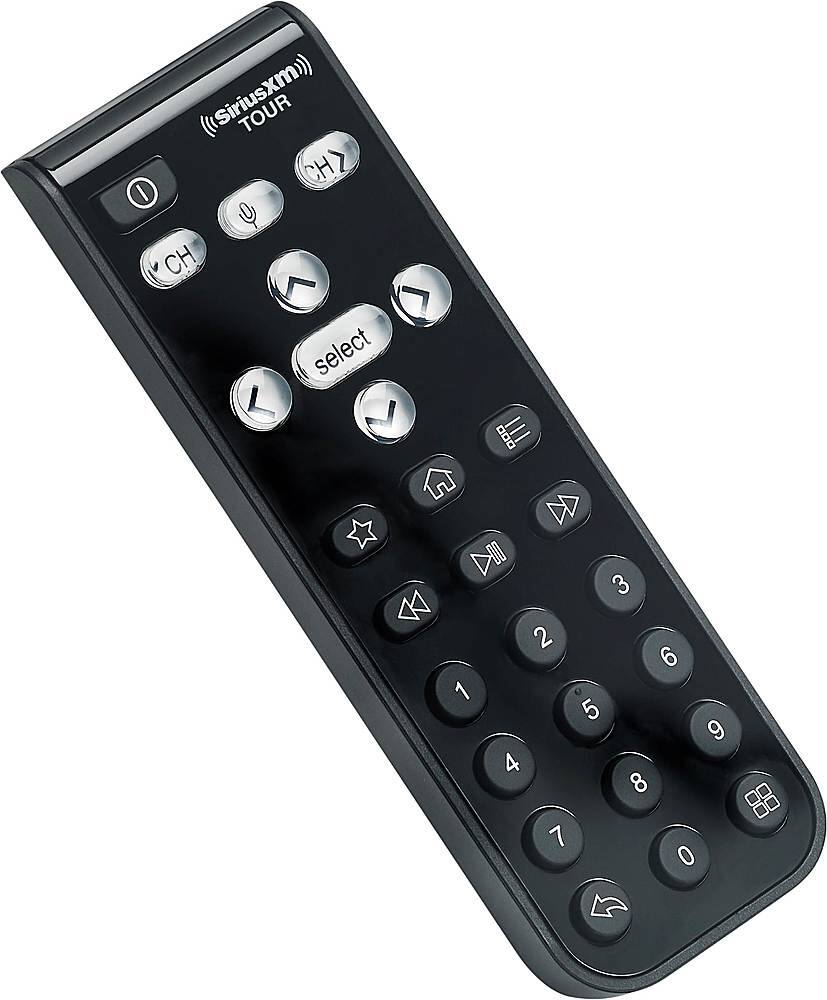 Angle. SiriusXM - SXM Wireless Remote Control for Tour Radio - Black.