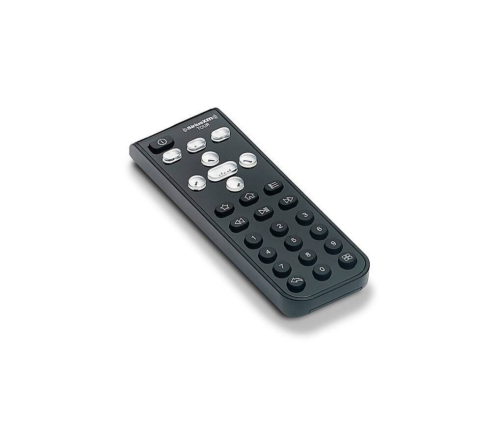 Front. SiriusXM - SXM Wireless Remote Control for Tour Radio - Black.