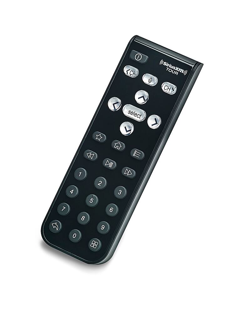 Alt View 12. SiriusXM - SXM Wireless Remote Control for Tour Radio - Black.