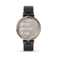 Garmin - Lily Classic Smartwatch 34mm Fiber-Reinforced Polymer - Cream Gold - Front_Zoom