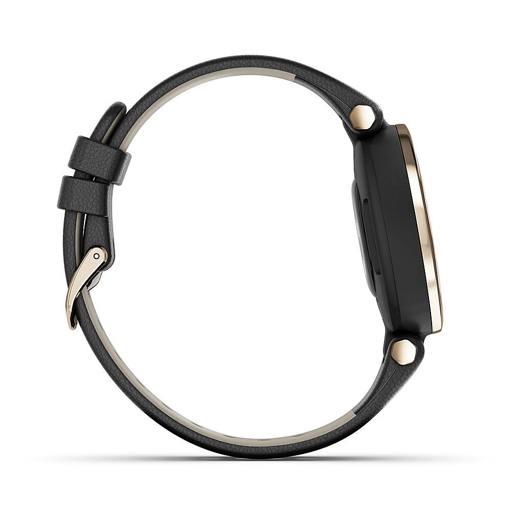 Alt View 2. Garmin - Lily Classic Smartwatch 34mm Fiber-Reinforced Polymer - Cream Gold.