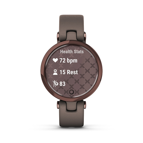 Garmin - Lily™ Smartwatch 34mm Fiber-Reinforced Polymer - Dark Bronze