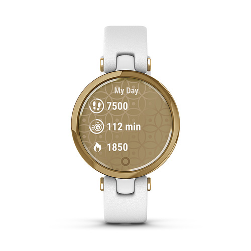 Garmin - Lily™ Smartwatch 34mm Fiber-Reinforced Polymer - Light Gold