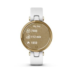 Garmin - Lily Classic Smartwatch 34mm Fiber-Reinforced Polymer - Light Gold - Front_Zoom