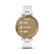 Front. Garmin - Lily Classic Smartwatch 34mm Fiber-Reinforced Polymer - Light Gold.