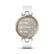 Front. Garmin - Lily Sport Smartwatch 34mm Fiber-Reinforced Polymer - Cream Gold.