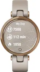 Front. Garmin - Lily Sport Smartwatch 34mm Fiber-Reinforced Polymer - Rose Gold.