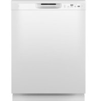 GE - Front Control Built-In Dishwasher with 59 dBA - White - Front_Zoom